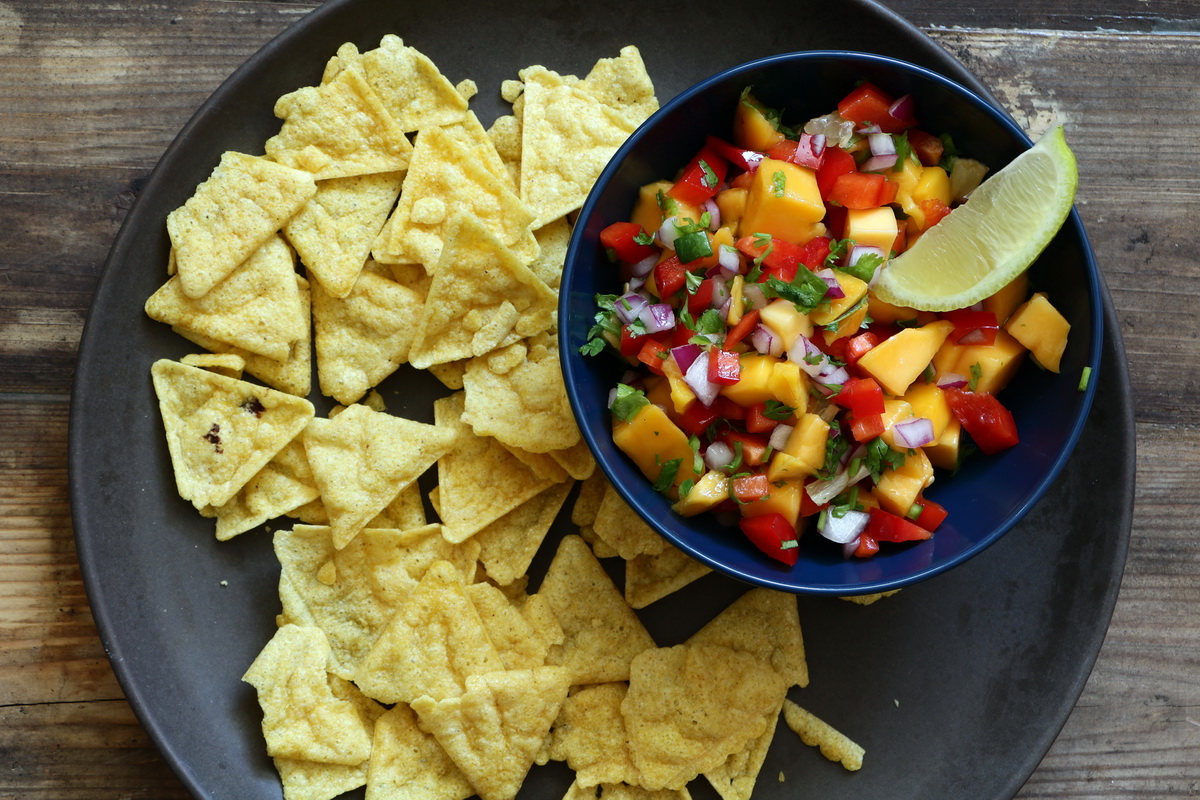 Quick and Simple Mango Salsa - Neta Cooks